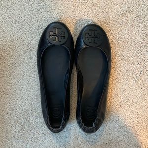 Tory Burch Black Ballet Flats